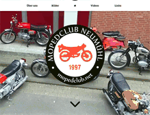 Tablet Screenshot of mopedclub.net